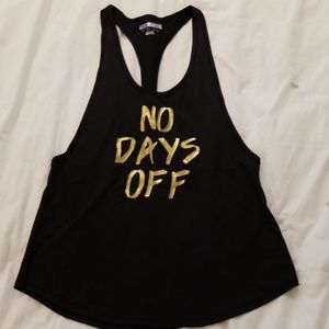 Small black tank top